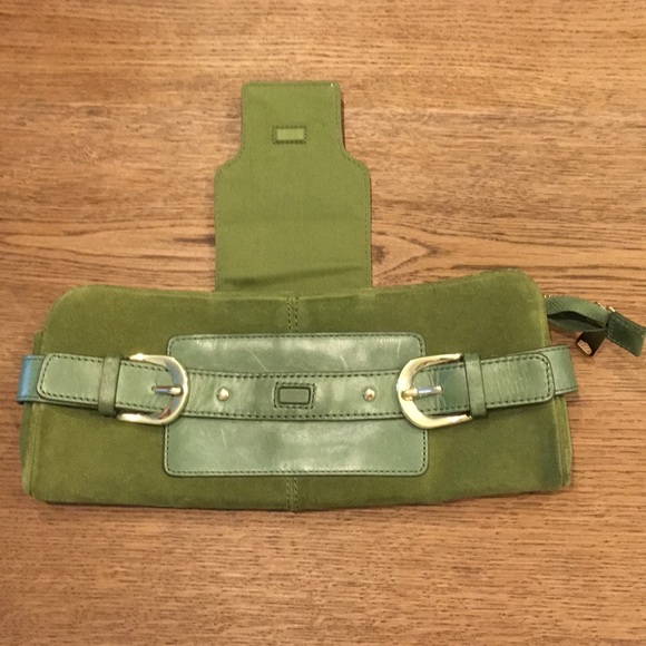 Banana republic real Suede and leather clutch - Picture 2 of 4